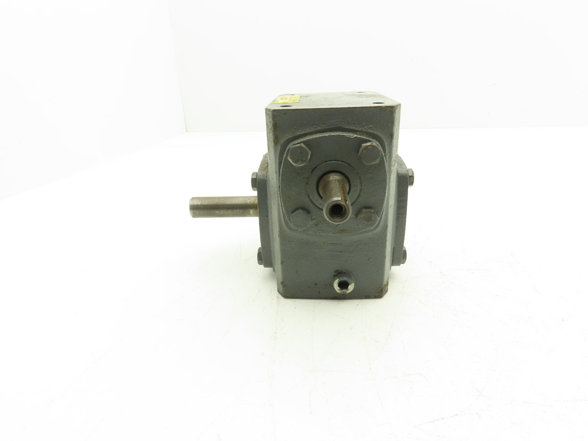 Boston Gear 713156 Worm Gearbox 15:1 Reducer .56Hp 116rpm RH Output 1/2" Input