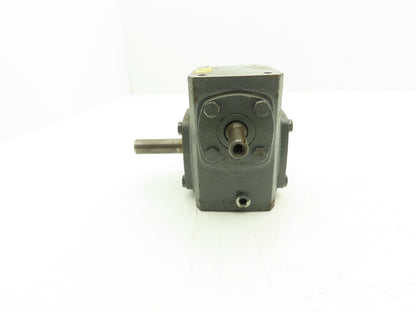 Boston Gear 713156 Worm Gearbox 15:1 Reducer .56Hp 116rpm RH Output 1/2" Input