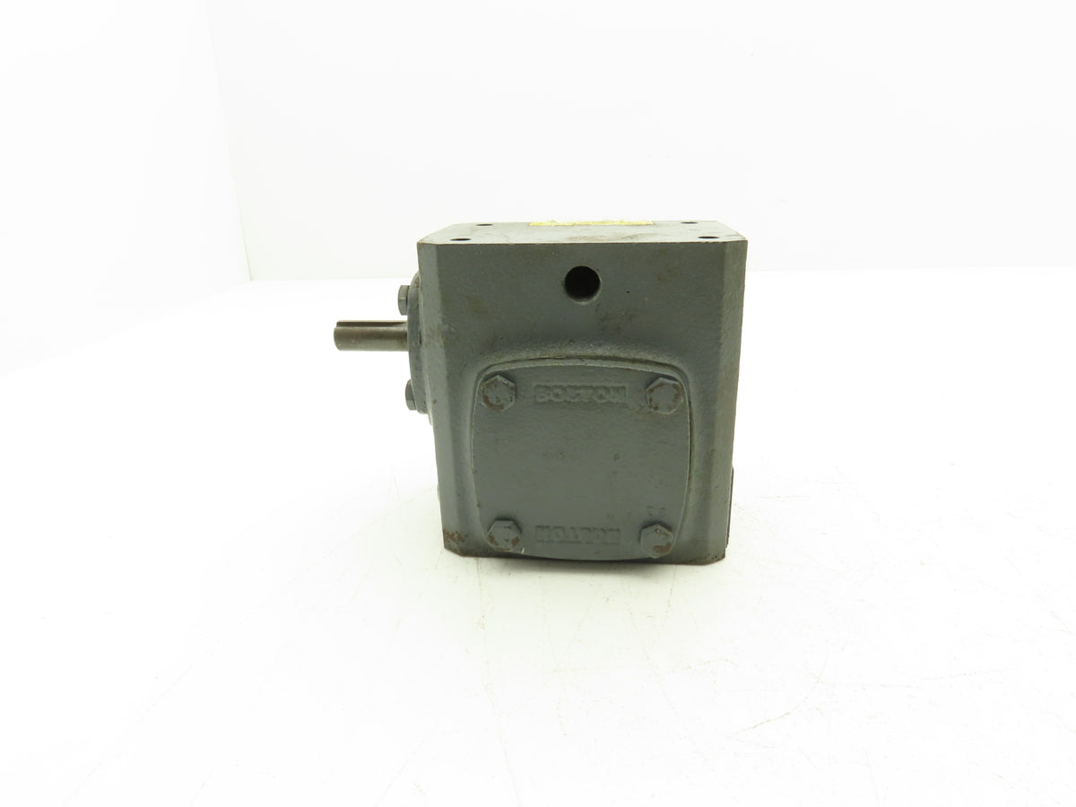 Boston Gear 713156 Worm Gearbox 15:1 Reducer .56Hp 116rpm RH Output 1/2" Input