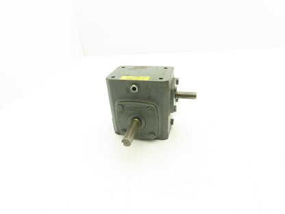 Boston Gear 713156 Worm Gearbox 15:1 Reducer .56Hp 116rpm RH Output 1/2" Input