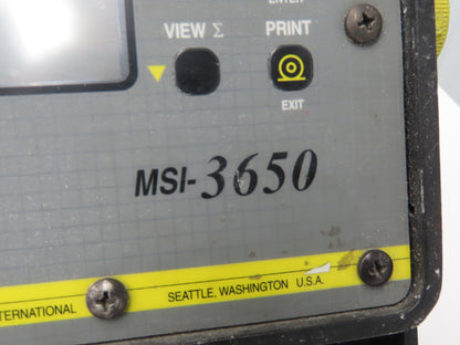 MSI 3650 Forklift Weight Scale Magnum Load Cell 4000 Lb 16" Class 2 MSI 3600