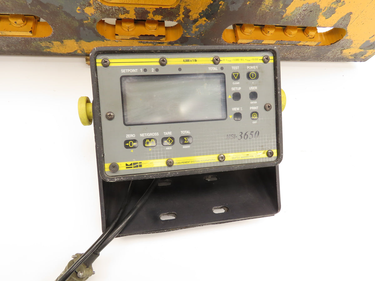 MSI 3650 Forklift Weight Scale Magnum Load Cell 4000 Lb 16" Class 2 MSI 3600