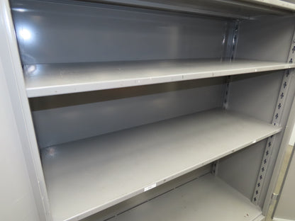 Lyon DD1145 Storage Cabinet Locker 60x24x82" H 3 Shelf Metal Strong Hold Durham