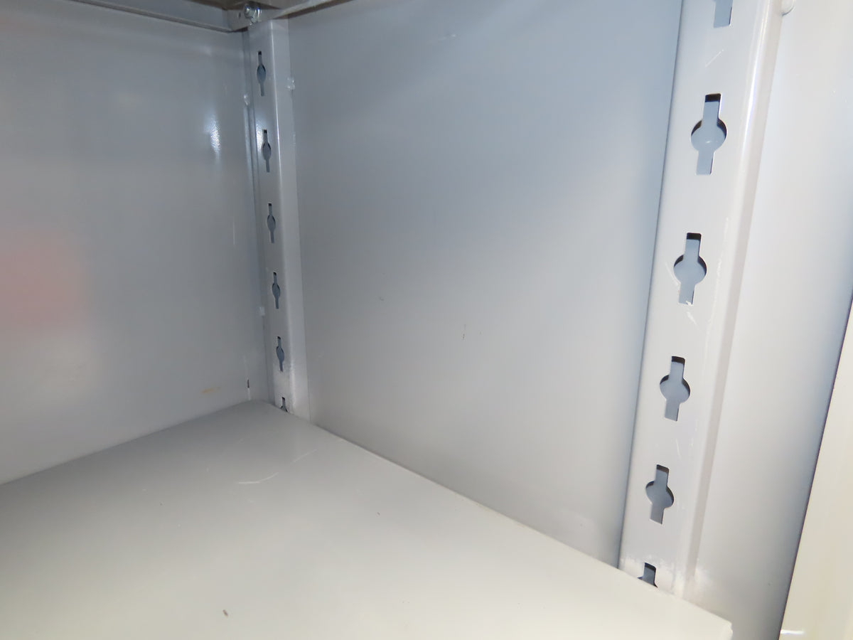 Lyon DD1145 Storage Cabinet Locker 60x24x82" H 3 Shelf Metal Strong Hold Durham