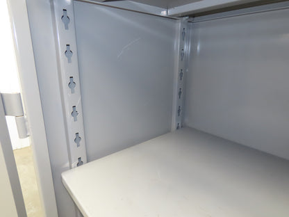Lyon DD1145 Storage Cabinet Locker 60x24x82" H 3 Shelf Metal Strong Hold Durham