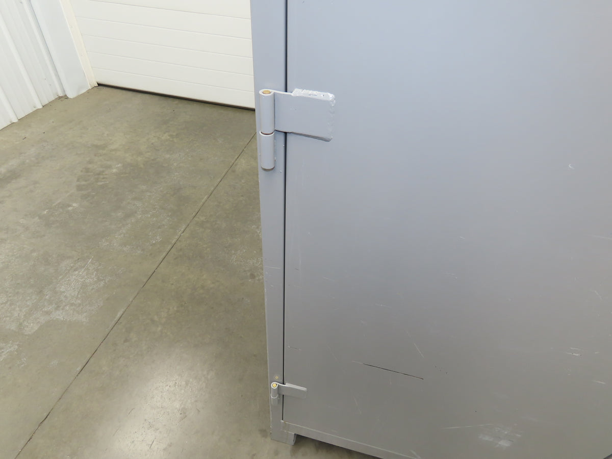 Lyon DD1145 Storage Cabinet Locker 60x24x82" H 3 Shelf Metal Strong Hold Durham