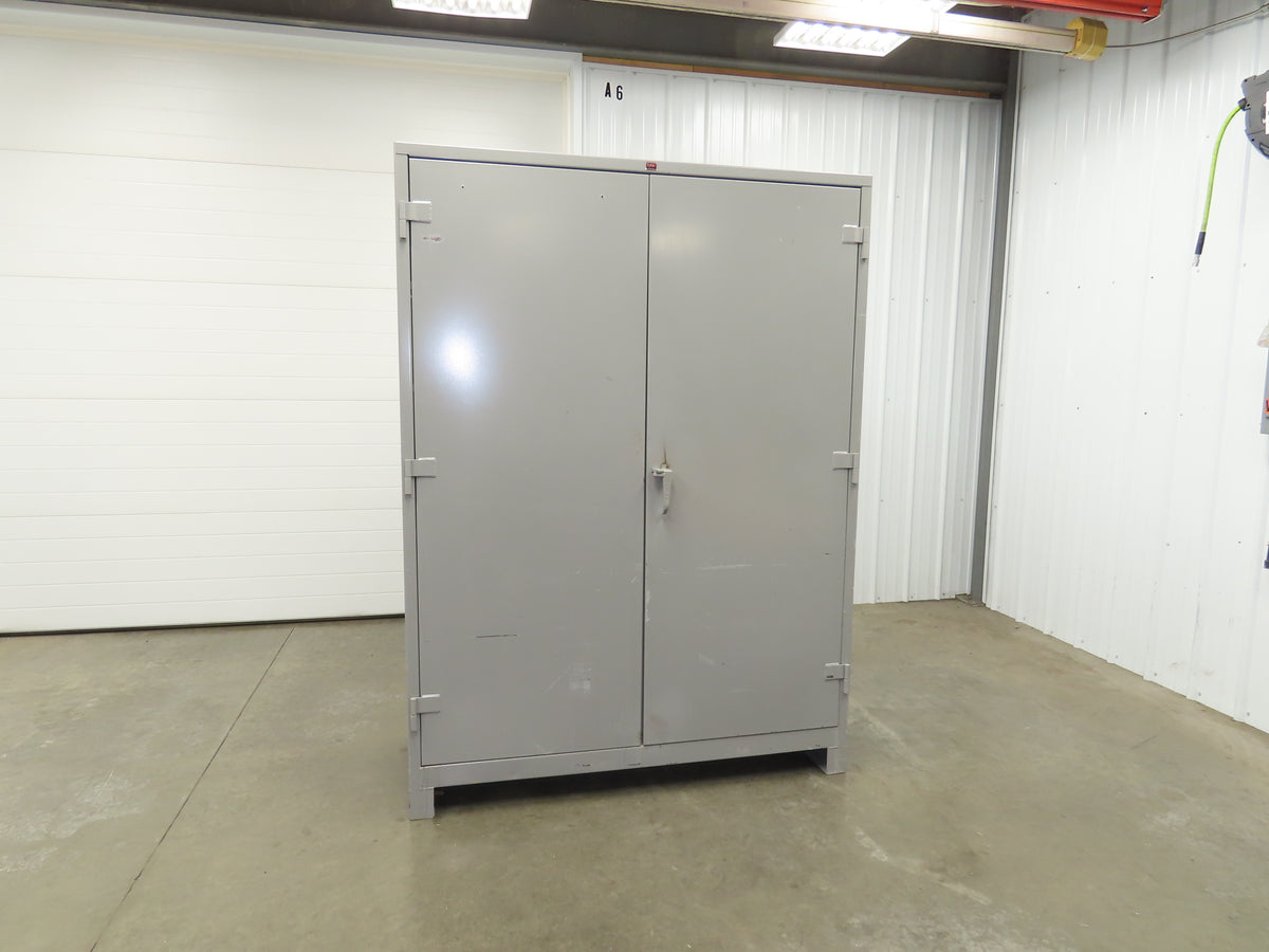 Lyon DD1145 Storage Cabinet Locker 60x24x82" H 3 Shelf Metal Strong Hold Durham