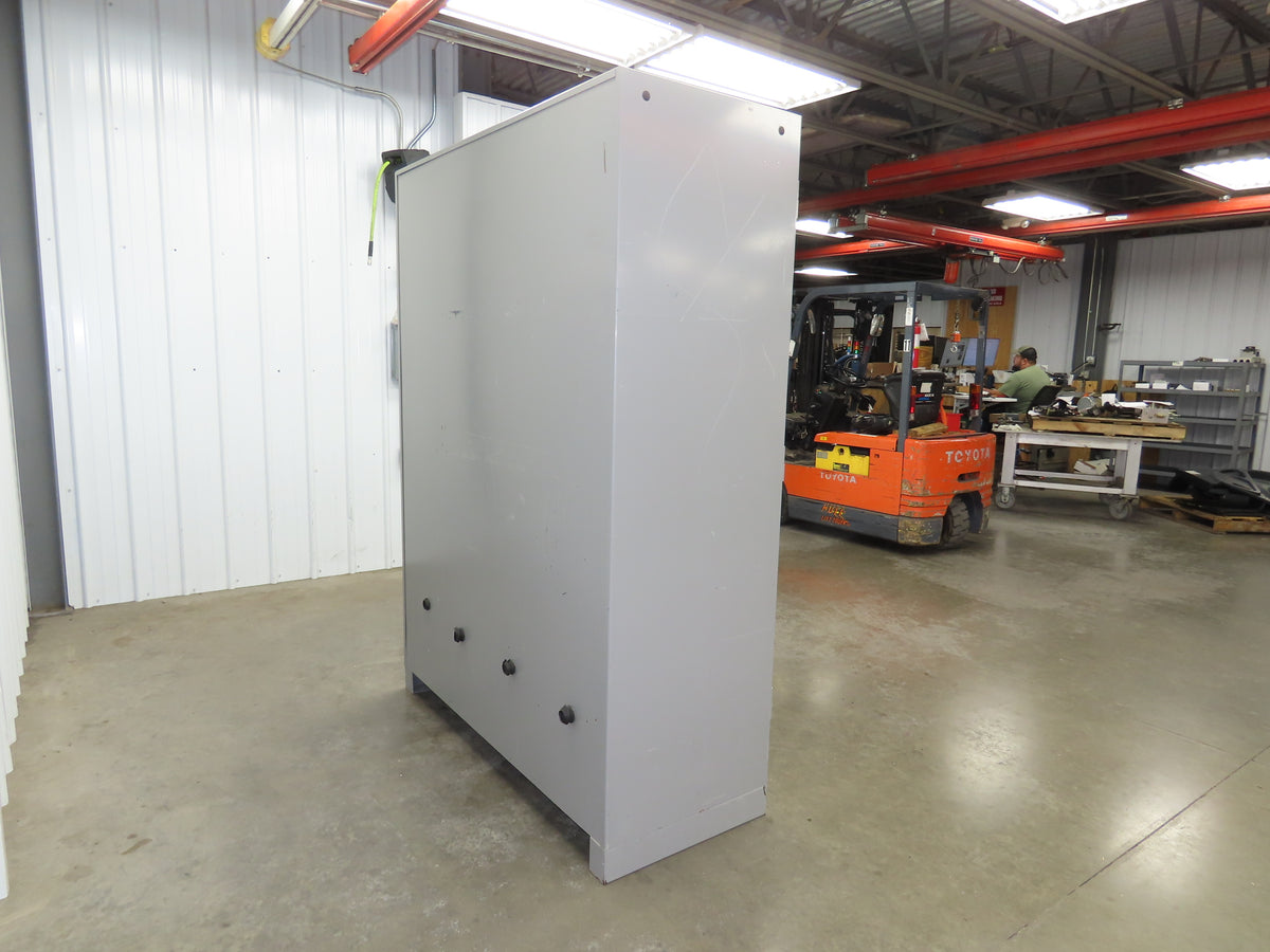 Lyon DD1145 Storage Cabinet Locker 60x24x82" H 3 Shelf Metal Strong Hold Durham