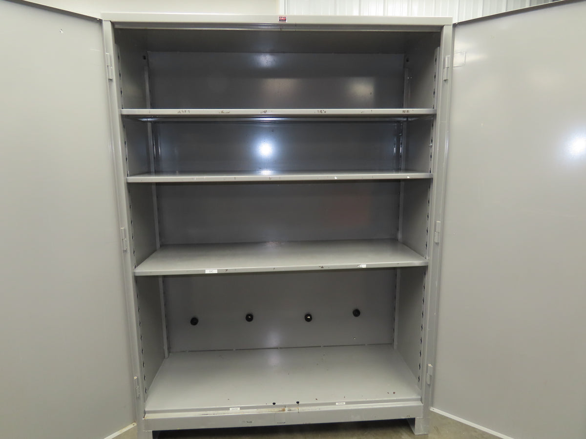 Lyon DD1145 Storage Cabinet Locker 60x24x82" H 3 Shelf Metal Strong Hold Durham