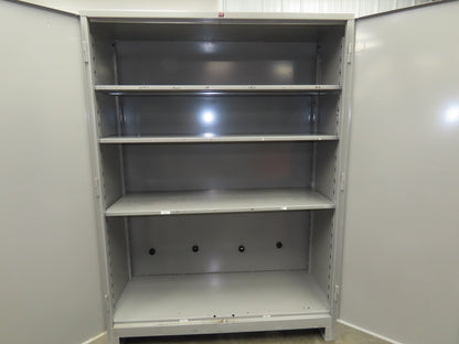 Lyon DD1145 Storage Cabinet Locker 60x24x82" H 3 Shelf Metal Strong Hold Durham