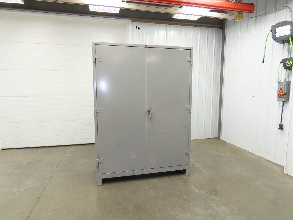 Lyon DD1145 Storage Cabinet Locker 60x24x82" H 3 Shelf Metal Strong Hold Durham