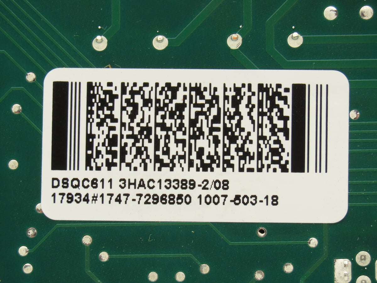 ABB DSQC611 3HAC13389-2 IRC5 Contactor Unit Board Robot Controller Drive Module