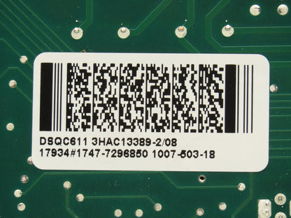 ABB DSQC611 3HAC13389-2 IRC5 Contactor Unit Board Robot Controller Drive Module