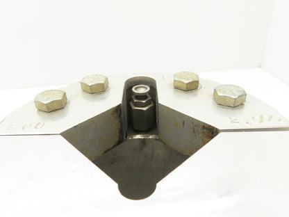 Double E Air Inflated Bladder Core Chuck 2" Square Shaft Adapter 6"OD