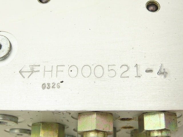 Hyster HF000521-4 Stand On Forklift Hydraulic Manifold Block Off E40HSD