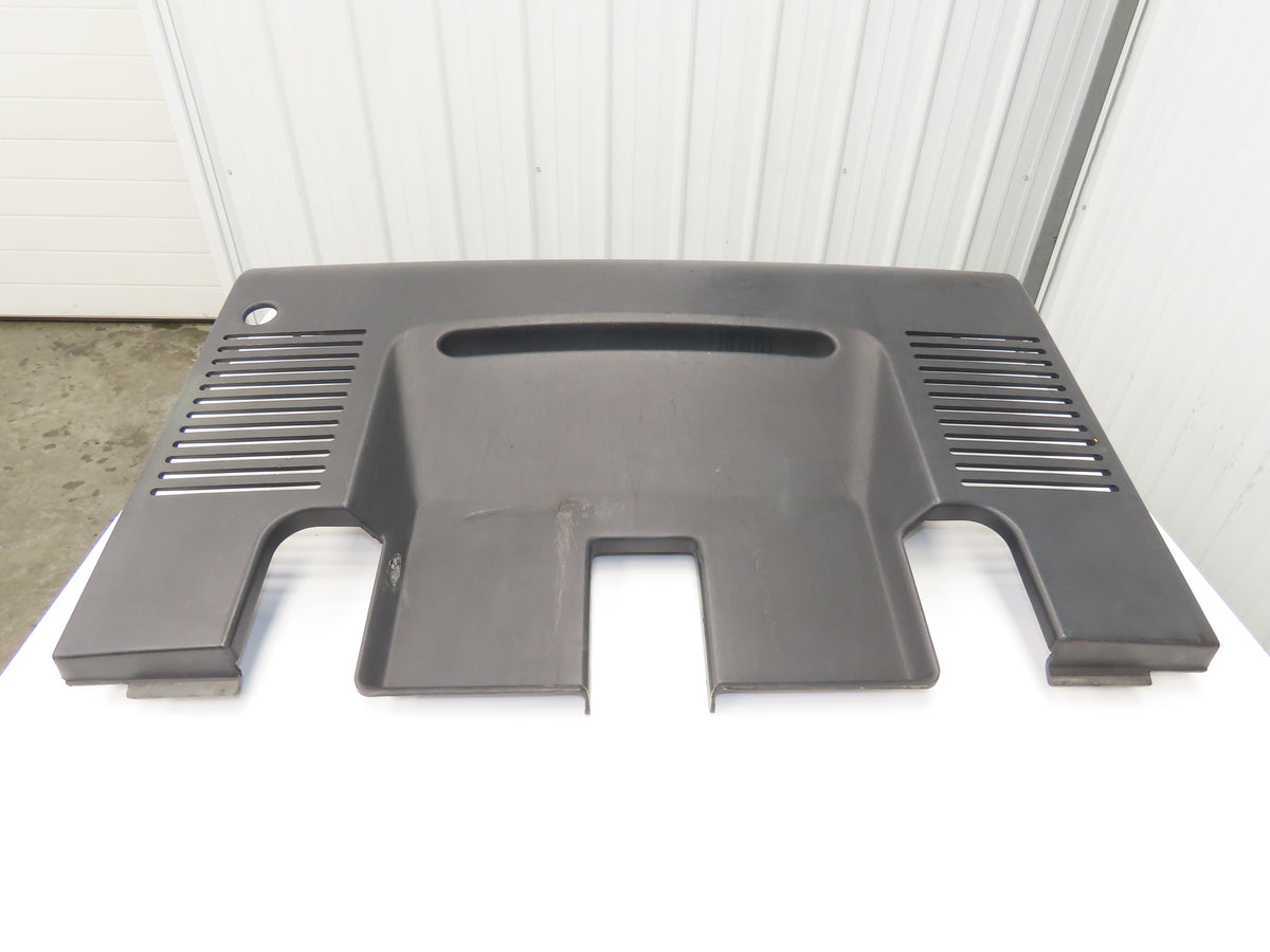 Hyster Hood Plastic Cover Removed From E40HSD Stand On Forklift