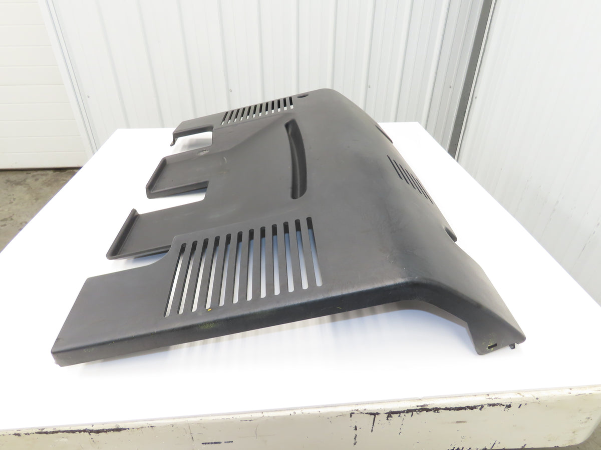 Hyster Hood Plastic Cover Removed From E40HSD Stand On Forklift