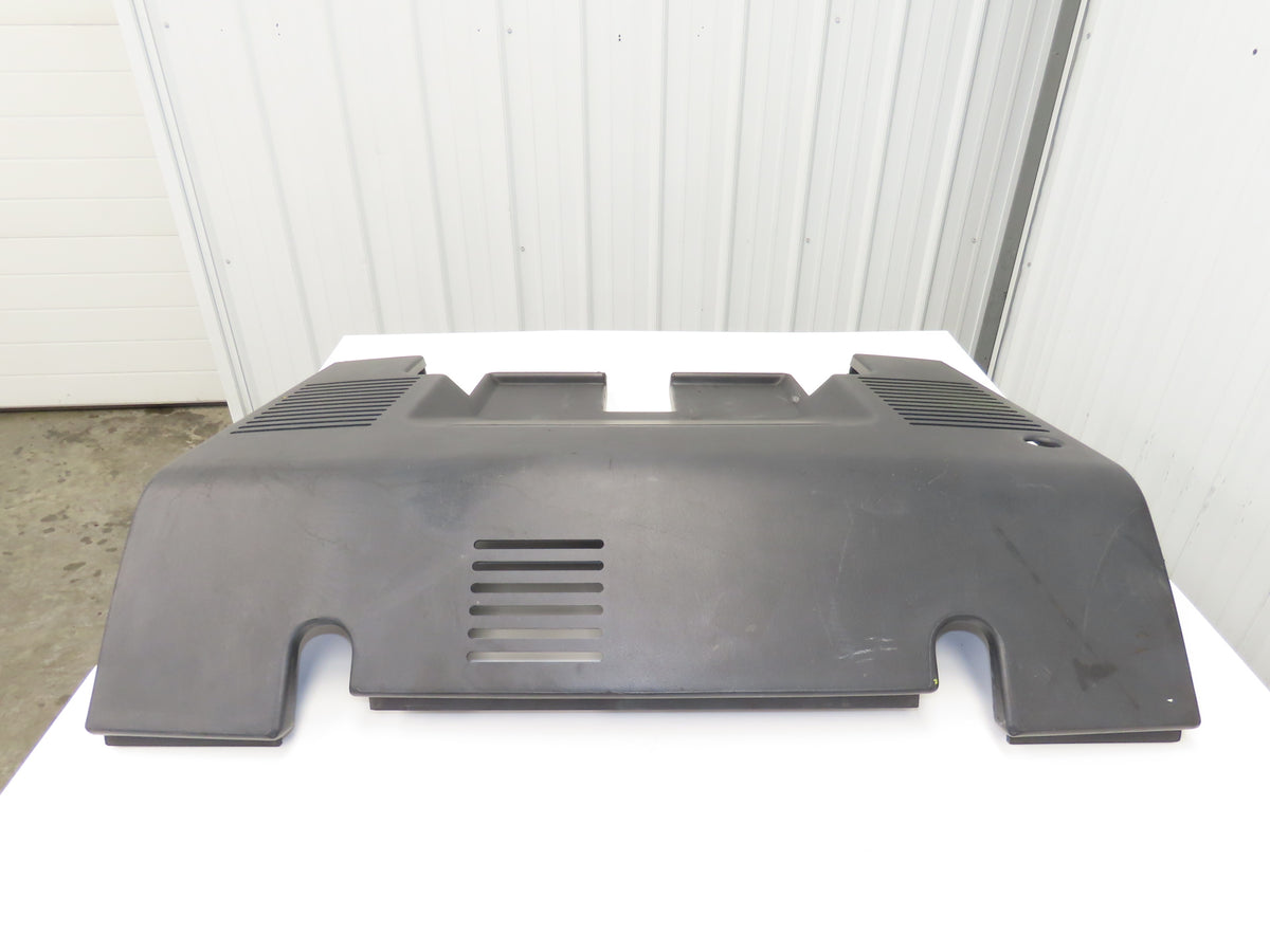 Hyster Hood Plastic Cover Removed From E40HSD Stand On Forklift