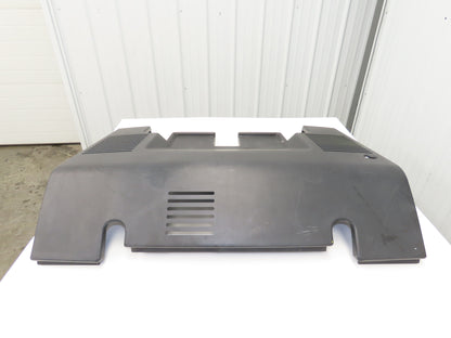 Hyster Hood Plastic Cover Removed From E40HSD Stand On Forklift