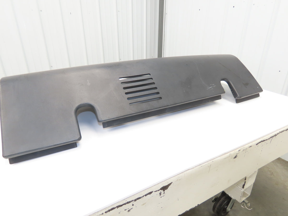 Hyster Hood Plastic Cover Removed From E40HSD Stand On Forklift