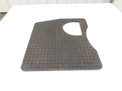 Hyster Operator Center Rubber Floor Mat Off E40HSD Forklift