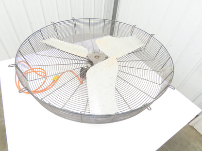 Dayton 1HLB6C Exhaust Fan 36" Louver Shutter 1/2HP 115V 1PH 6128CFM