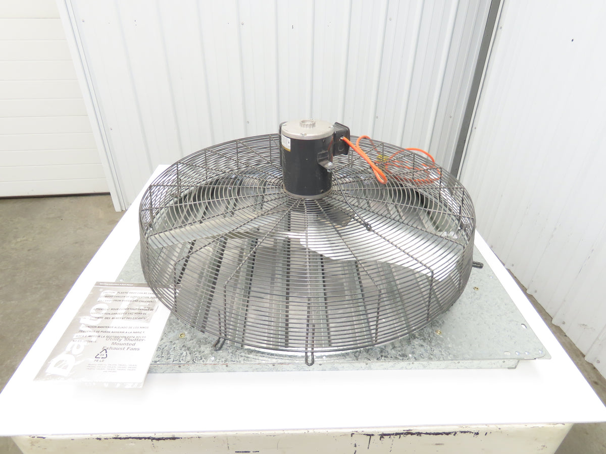 Dayton 1HLB6C Exhaust Fan 36" Louver Shutter 1/2HP 115V 1PH 6128CFM