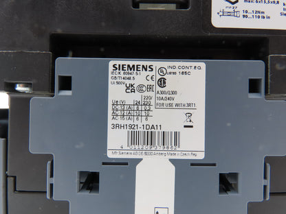 Siemens 3RT1054-1AR36 Motor Starter Contactor 115A 125Hp 600V 3Ph 480VAC/DC Coil