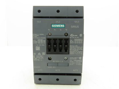 Siemens 3RT1054-1AR36 Motor Starter Contactor 115A 125Hp 600V 3Ph 480VAC/DC Coil