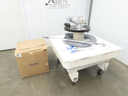 Guardair PowerQUAD 55 Gal Drum Pneumatic Venturi Vacuum Head Wet/Dry 110CFM
