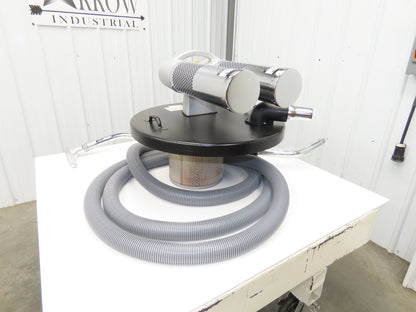 Guardair PowerQUAD 55 Gal Drum Pneumatic Venturi Vacuum Head Wet/Dry 110CFM