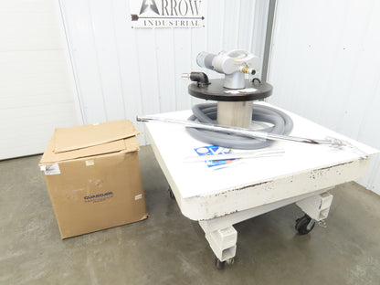 Guardair PowerQUAD 55 Gal Drum Pneumatic Venturi Vacuum Head Wet/Dry 110CFM