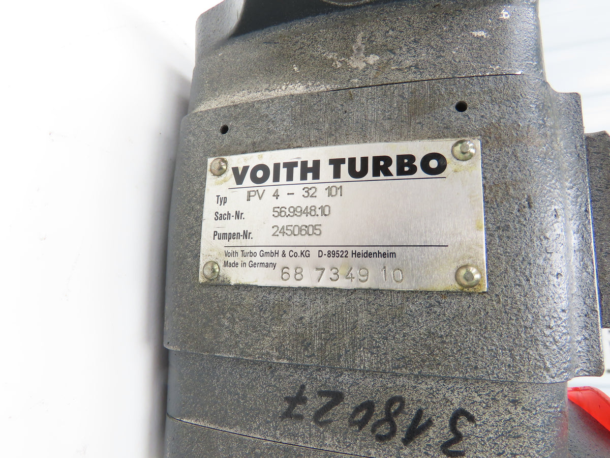 Voith IPV 4-32 101 Hydraulic Double Gear Pump 32/8cm³ 3625psi IPV/3-/8