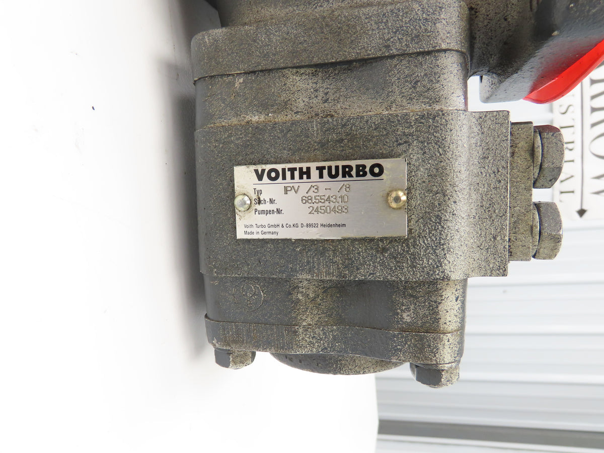 Voith IPV 4-32 101 Hydraulic Double Gear Pump 32/8cm³ 3625psi IPV/3-/8