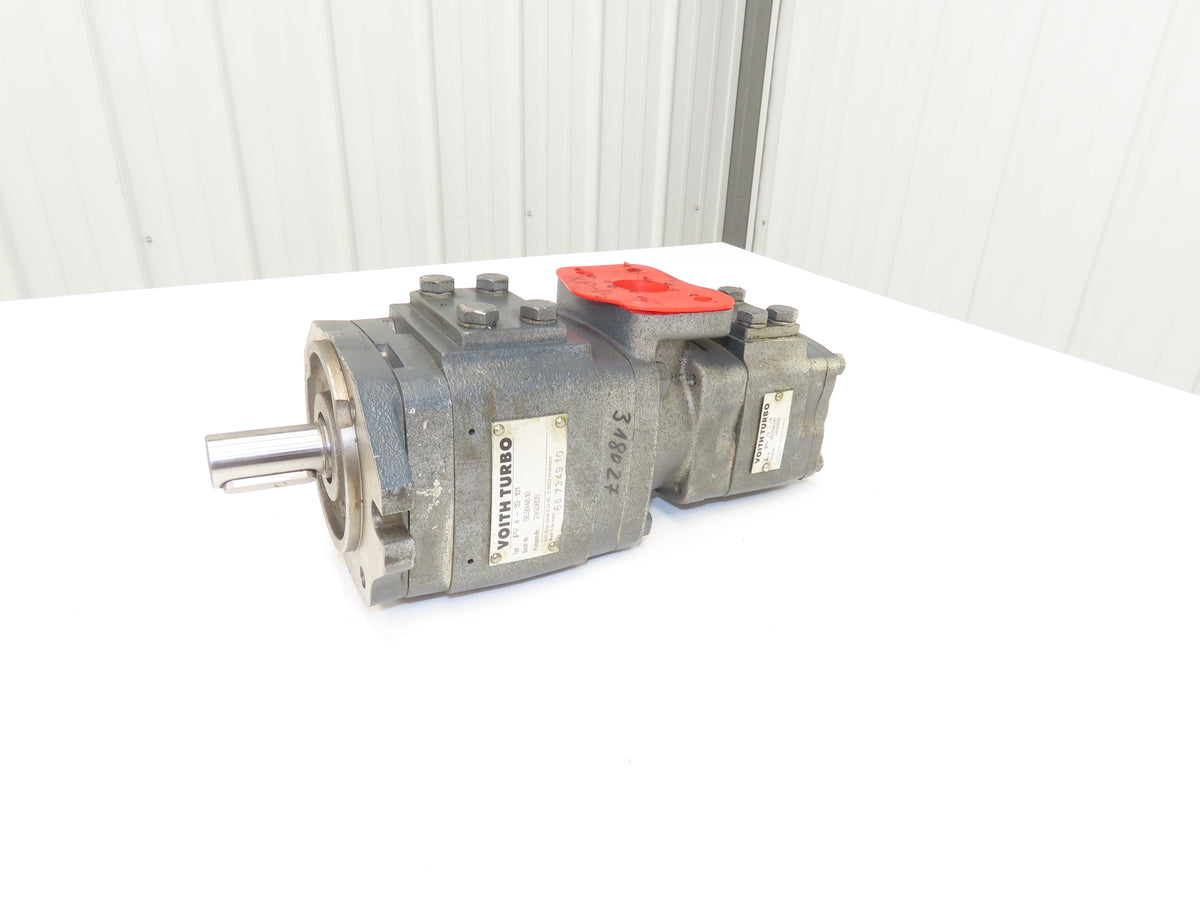 Voith IPV 4-32 101 Hydraulic Double Gear Pump 32/8cm³ 3625psi IPV/3-/8