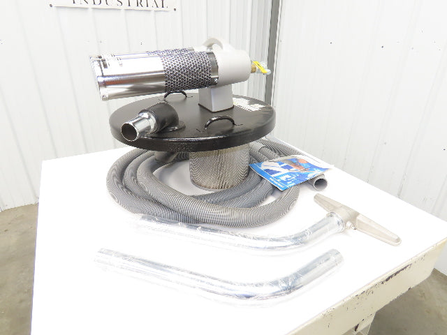 Guardair PowerQUAD 55 Gal Drum Pneumatic Venturi Vacuum Head Wet/Dry 110CFM