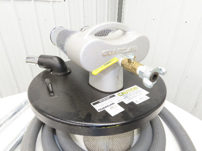 Guardair PowerQUAD 55 Gal Drum Pneumatic Venturi Vacuum Head Wet/Dry 110CFM