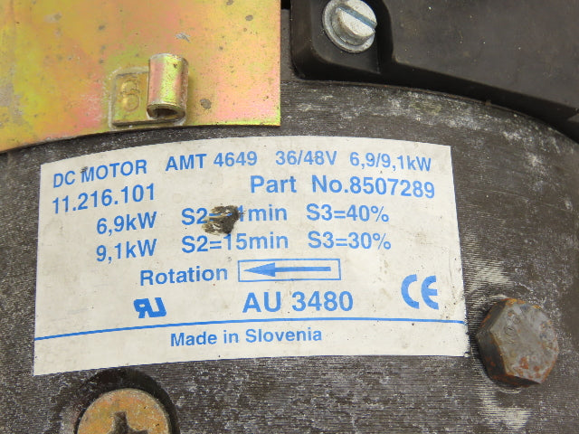 Hyster 8507289 Forklift Motor 36/48V 9.1kW Removed From E40HSD