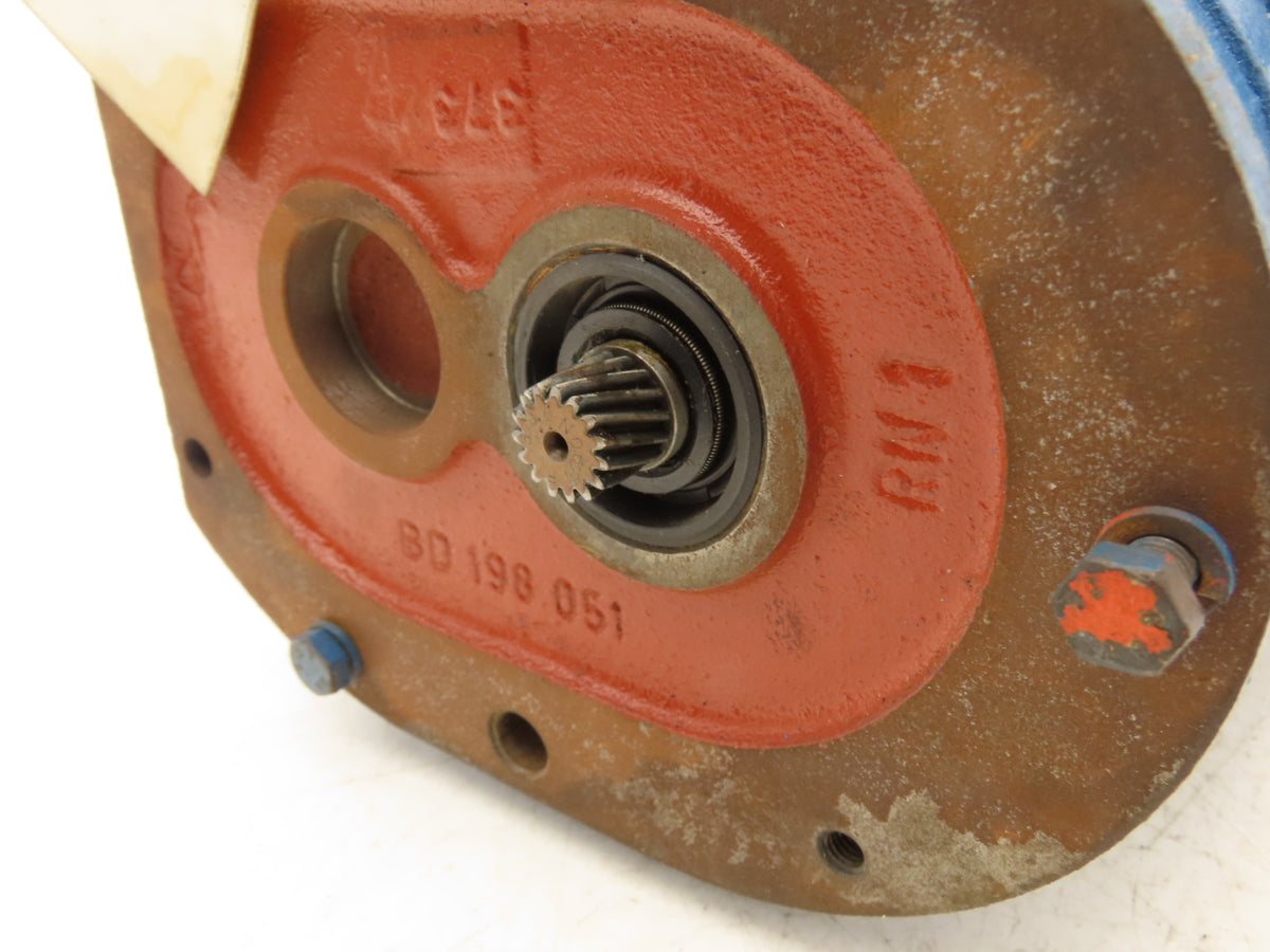 Bauer G06220DWLK68 AC Motor for Gearmotor 460V 3PH  No Gearbox *Rebuilt