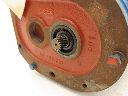 Bauer G06220DWLK68 AC Motor for Gearmotor 460V 3PH  No Gearbox *Rebuilt