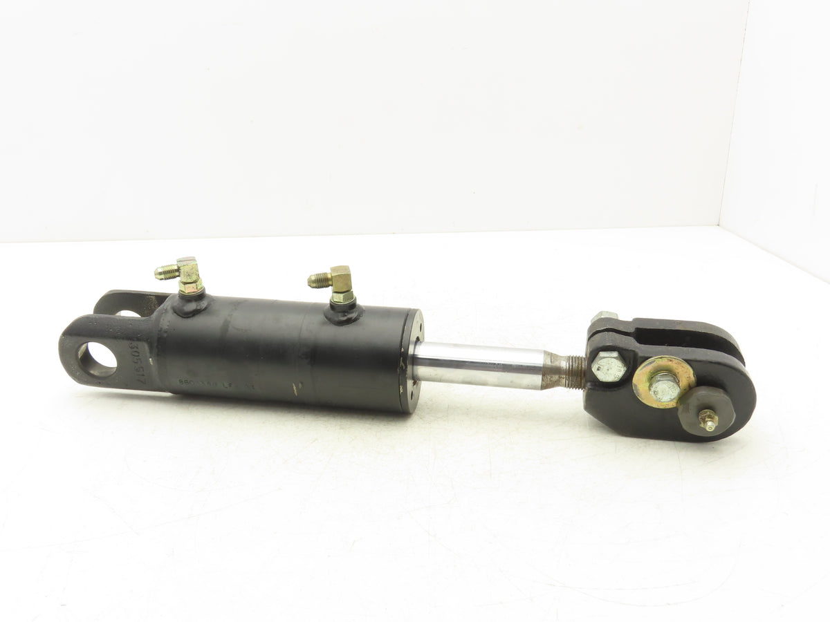Hyster 8603390 Hydraulic Forklift Mast Tilt Cylinder Removed From E40HSD