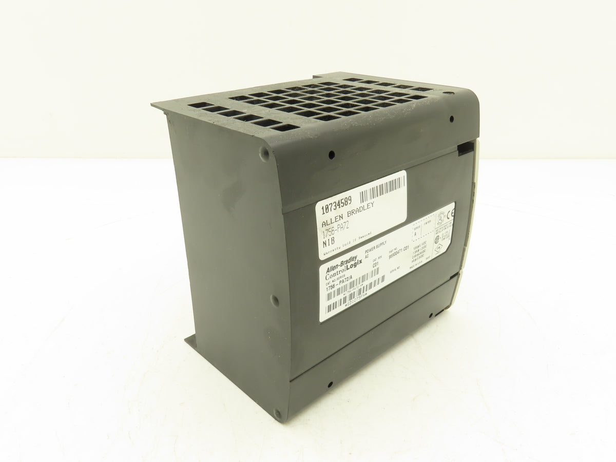 Allen Bradley 1756-PA72/A ControlLogix AC Power Supply 85-265VAC 5.1V 10A 75W
