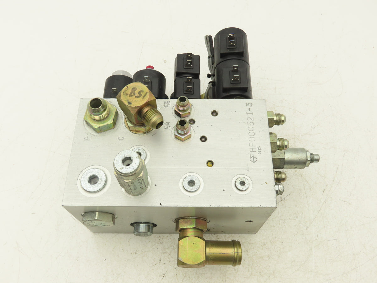 Hyster HF000521-3 Stand On Forklift Hydraulic Manifold Block Off E40HSD