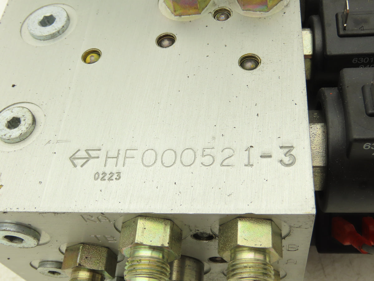Hyster HF000521-3 Stand On Forklift Hydraulic Manifold Block Off E40HSD