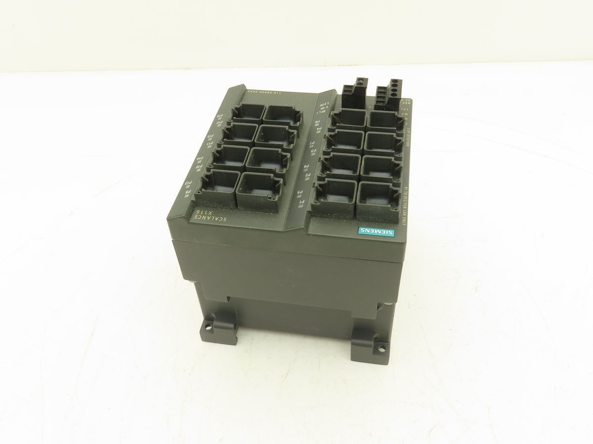 Siemens 6GK5116-0BA00-2AA3 SCALANCE X116 Unmanaged 16-Port Ethernet Switch RJ45
