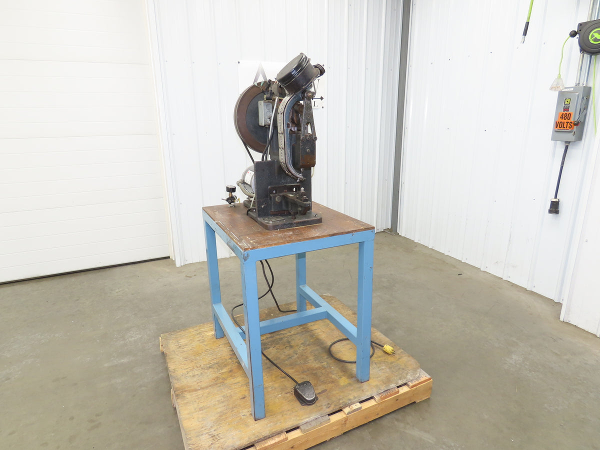 Emhart Model WT Mechanical Eyelet Grommet Punch Press 115V Bench Mount PCI