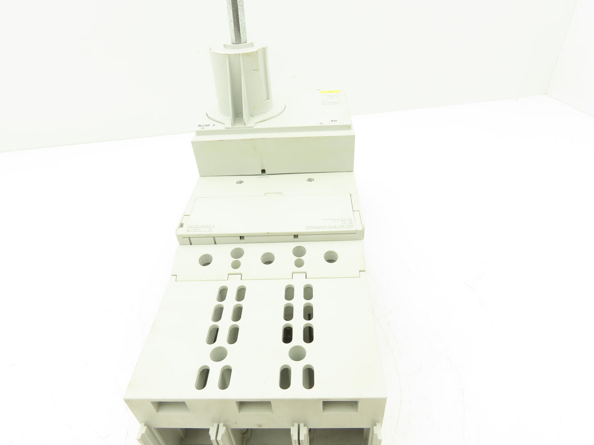 Moeller N3-400-NA 400A 3-Pole 600VAC Molded Case Switch NZM3 Disconnect