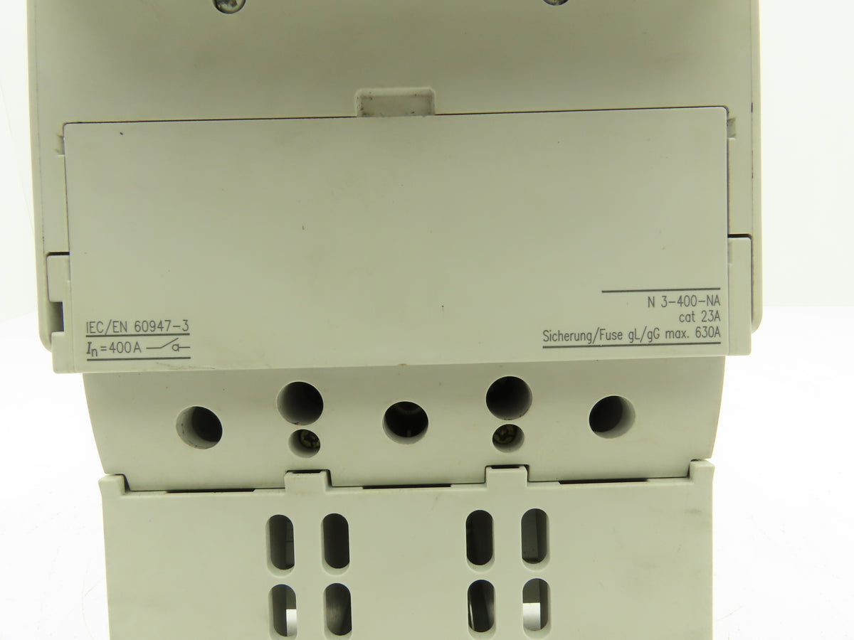 Moeller N3-400-NA 400A 3-Pole 600VAC Molded Case Switch NZM3 Disconnect