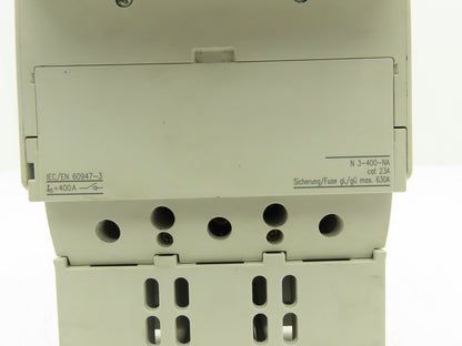 Moeller N3-400-NA 400A 3-Pole 600VAC Molded Case Switch NZM3 Disconnect