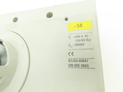 Moeller N3-400-NA 400A 3-Pole 600VAC Molded Case Switch NZM3 Disconnect